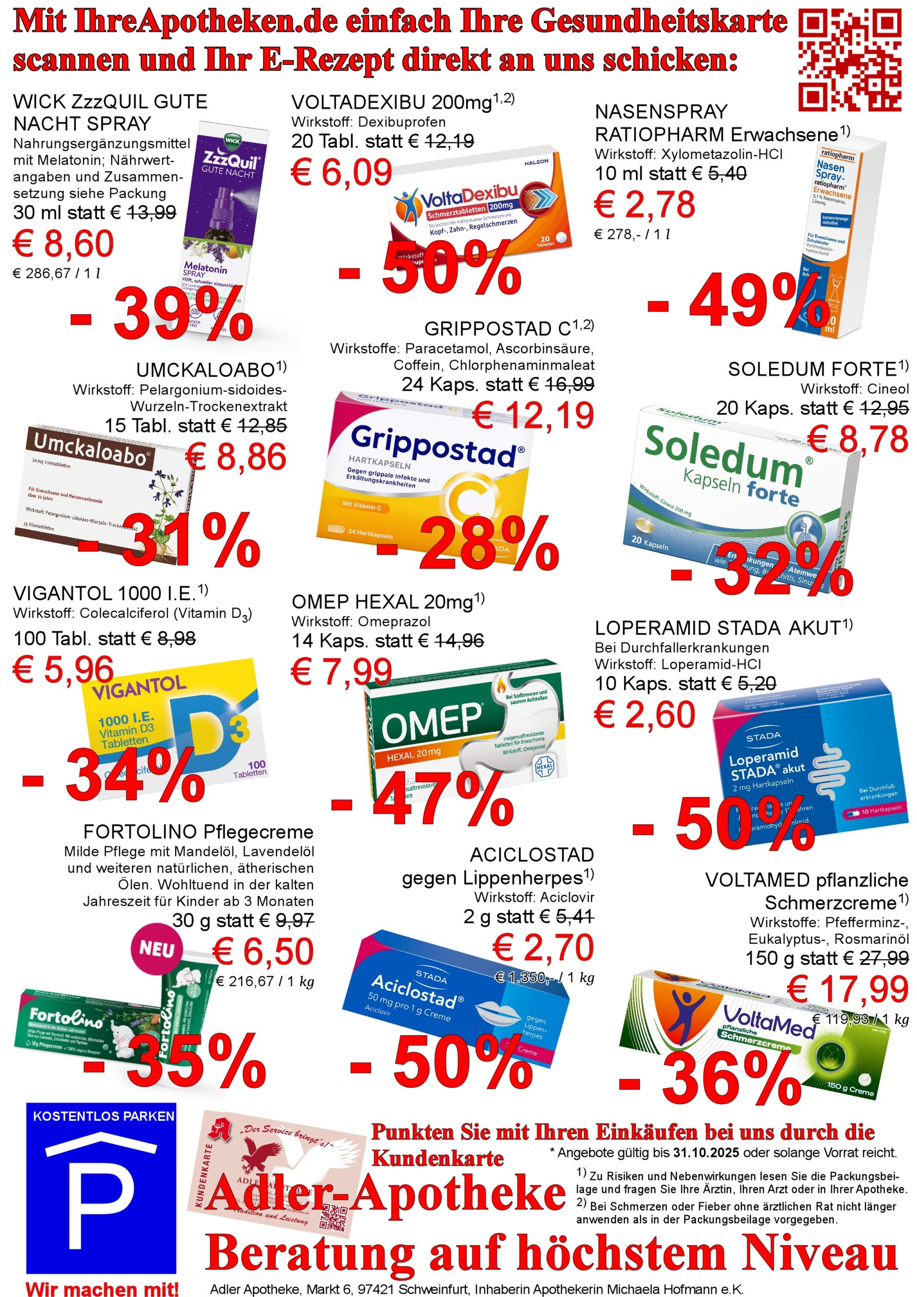 Angebote des Monats