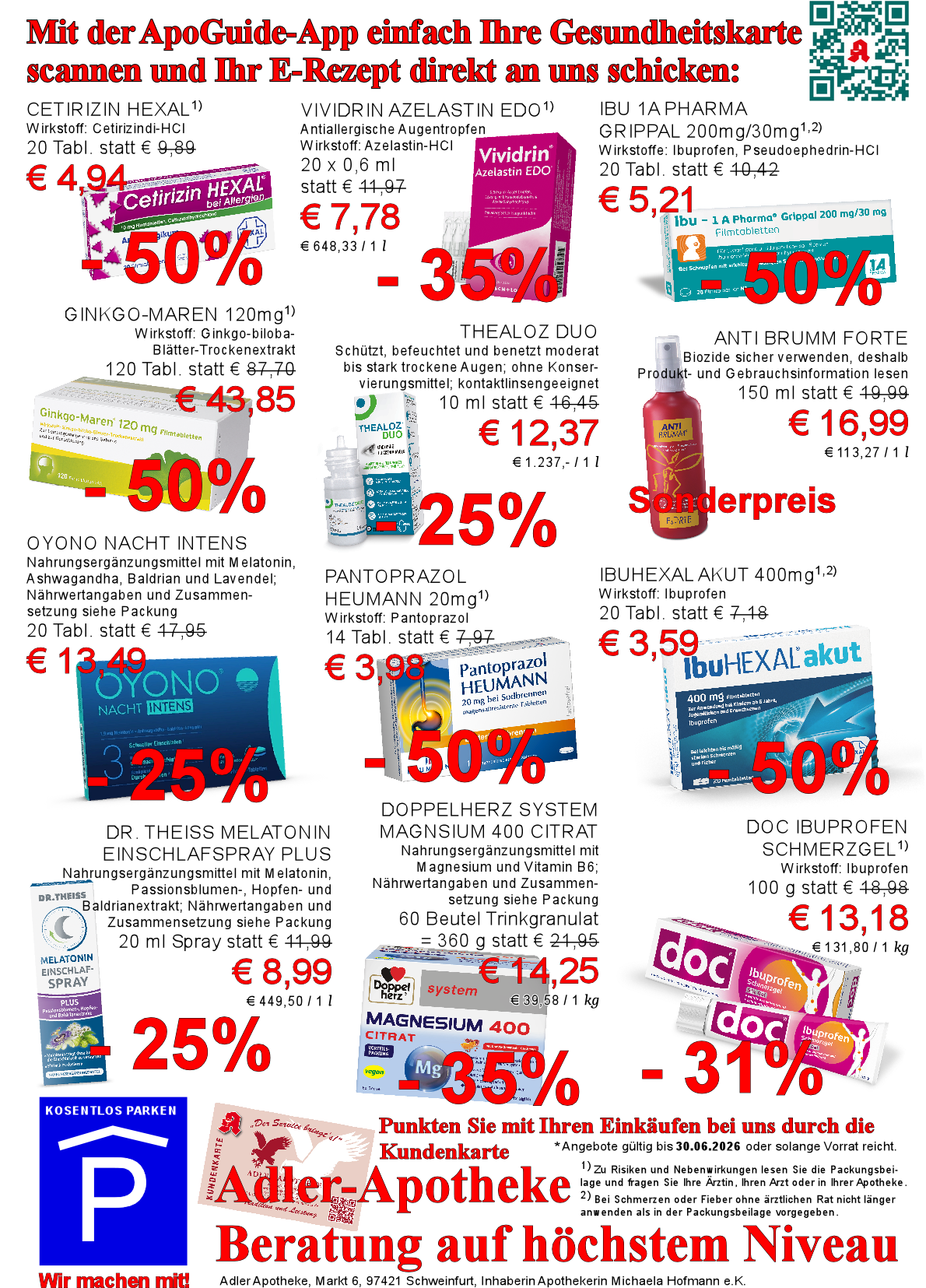 Angebote des Monats 06/2026